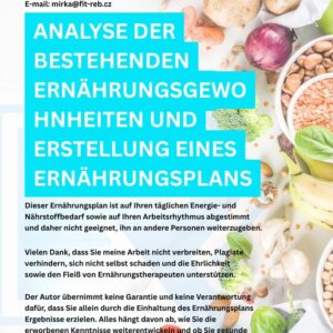 Individueller Ernährungsplan