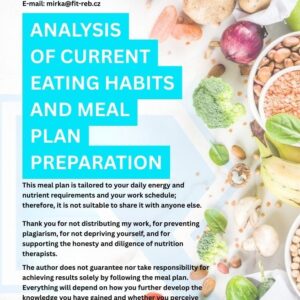 Personalized meal plan